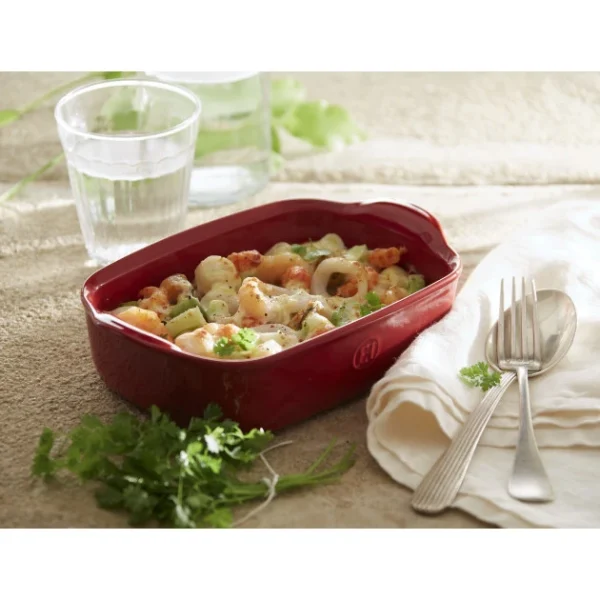 Coupon 🧨 Plat à Four Individuel en Céramique Calanque 22 x 14,5 cm Emile Henry 🎉 meilleur cadeau 6