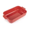 Plat à Four Rectangulaire En Céramique Appolia 22 Cm Rouge Peugeot prix de gros 17