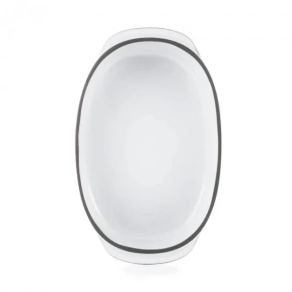 Plat Oblong Blanc Cumulus 16 X 11 Cm Caractère Culinaire Revol achat pas cher 3