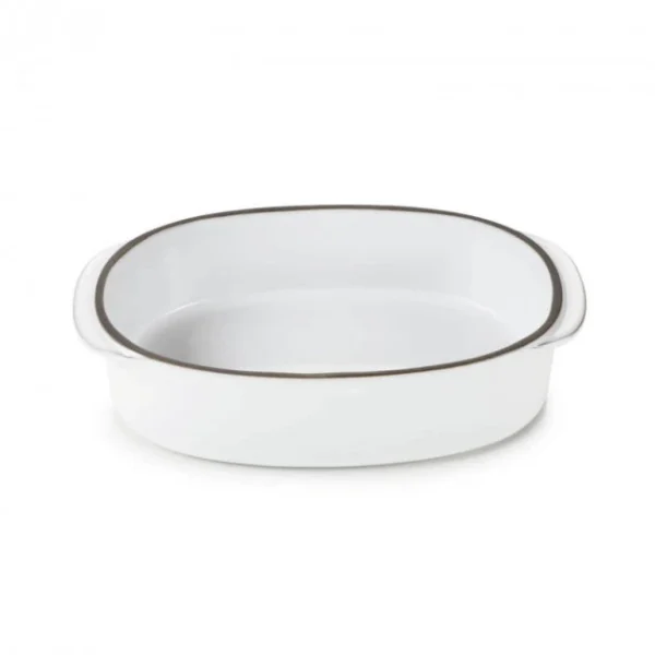 Plat Oblong Blanc Cumulus 16 X 11 Cm Caractère Culinaire Revol achat pas cher 1