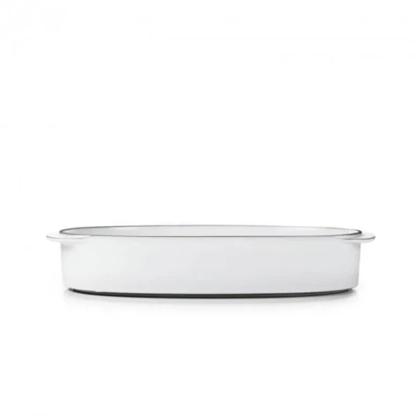 Plat Oblong Blanc Cumulus 26 X 18,5 Cm Caractère Culinaire Revol à prix très bas 4