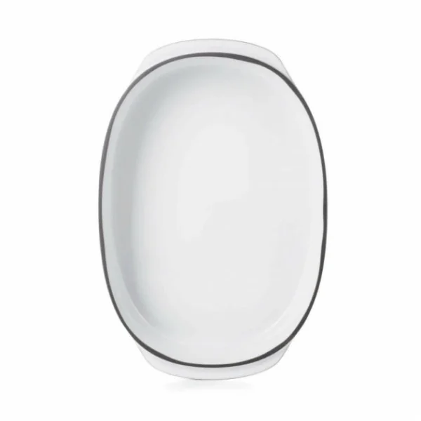 exclusivement disponibles Vente flash ❤️ Plat Oblong Blanc Cumulus 34 x 25 cm Caractère Culinaire Revol ❤️ 3