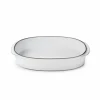 exclusivement disponibles Vente flash ❤️ Plat Oblong Blanc Cumulus 34 x 25 cm Caractère Culinaire Revol ❤️ 14