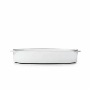 exclusivement disponibles Vente flash ❤️ Plat Oblong Blanc Cumulus 34 x 25 cm Caractère Culinaire Revol ❤️ 10