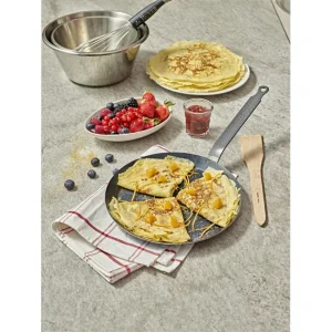 vente pas cher Poêle à Crêpes Tôle Bleue Ø 20 Cm Outdoor De Buyer 12