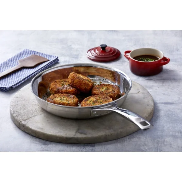 meilleur service Poêle Inox 24 Cm Le Creuset Signature 3