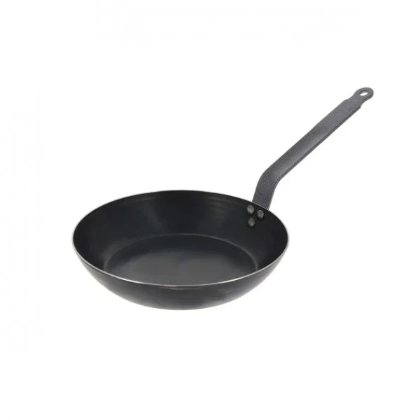 luxe soldes Poêle à Frire Tôle Bleue Ø 28 Cm Outdoor De Buyer 1