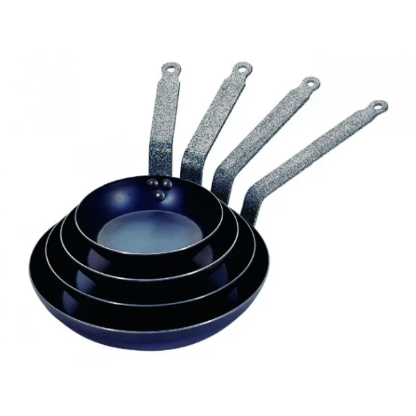 Poêle à Frire Tôle Bleue Ø 36 Cm Outdoor De Buyer Distributeur Officiel 7