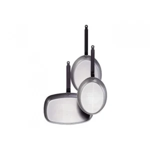 Poêle à Poisson Carbone Plus 40 Cm, Ovale, De Buyer, Tôle Acier remise en ligne 6