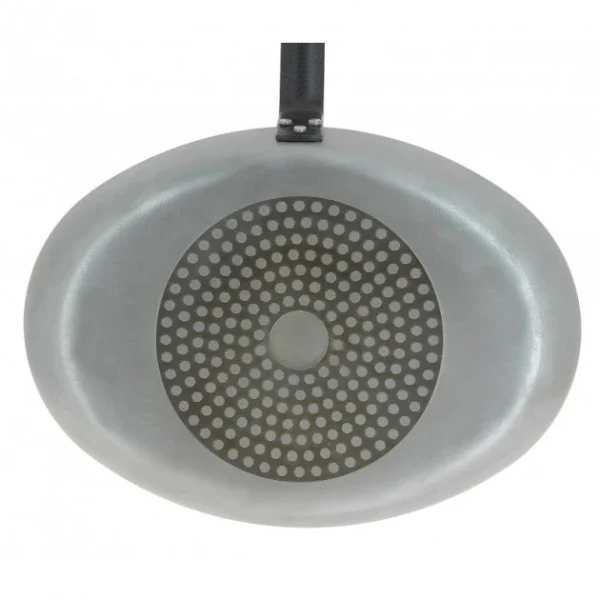 Poêle à Poisson Ovale ø36 Cm Antiadhésive Avec Couvercle En Verre Choc Resto Induction De Buyer boutique 3