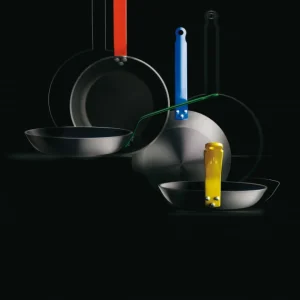 grande promotion Poêle Antiadhésive ø32 Cm HACCP Bleu Choc Resto Induction De Buyer 7
