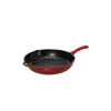 Poêle-gril En Fonte Rond 25 Cm Rouge Chasseur boutique 14