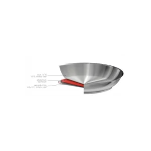 Poêle Ø 22 Cm Strate Amovible Inox Cristel pas cher 7
