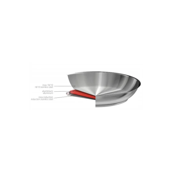 Acheter Poêle Ø 24 Cm Strate Amovible Inox Cristel 3