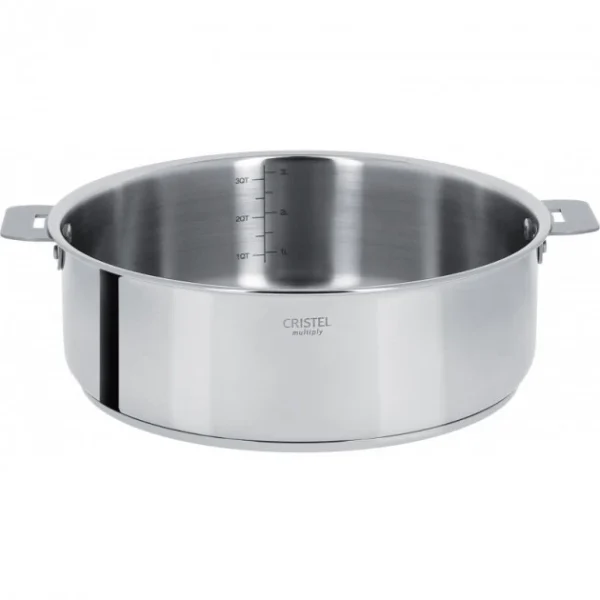 Sauteuse Casteline Ø 26 Cm Manche Amovible Inox Cristel mode 1
