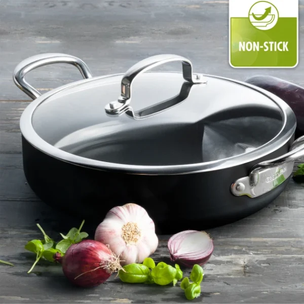 Sauteuse En Céramique 30 Cm Et Son Couvercle, Collection BARCELONA PRO GreenPan™ garantis authentique 1