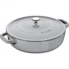 Sauteuse En Fonte Chistera 28 Cm Gris Graphite Staub excellents soldes 10