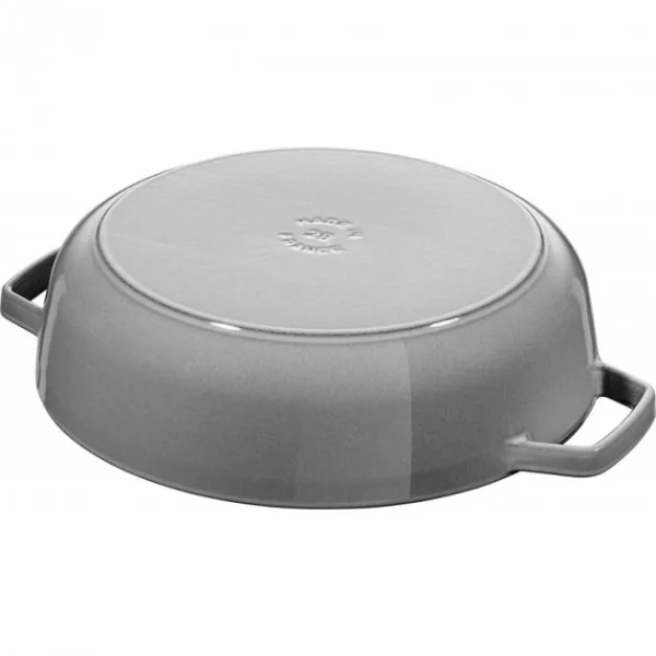 Sauteuse En Fonte Chistera 28 Cm Gris Graphite Staub excellents soldes 5