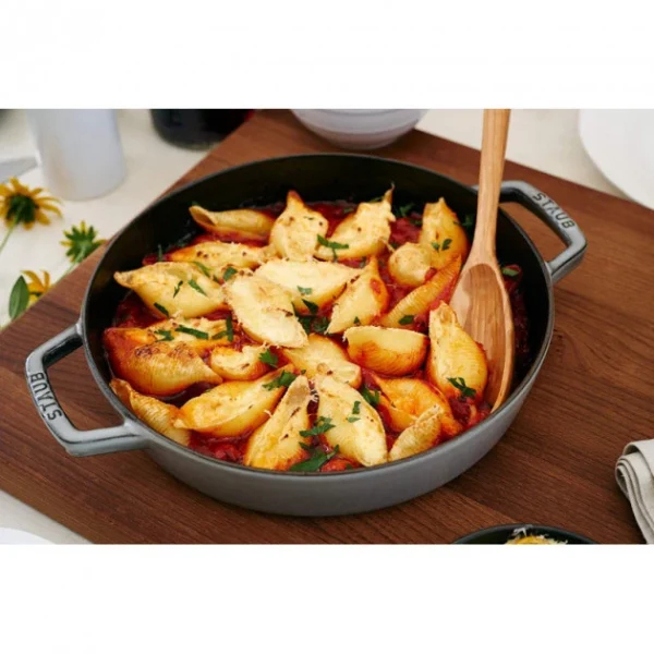 Sauteuse En Fonte Chistera 28 Cm Gris Graphite Staub excellents soldes 8