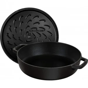 Sauteuse En Fonte Chistera 28 Cm Noir Staub magasin solde 11