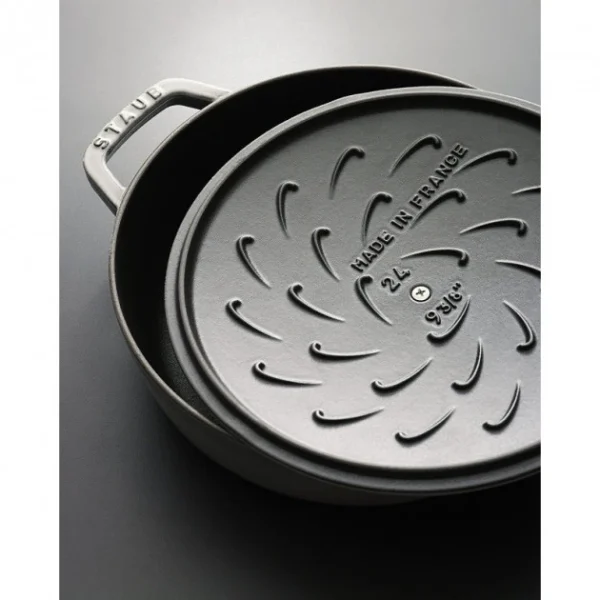 Sauteuse En Fonte Chistera 28 Cm Noir Staub magasin solde 4