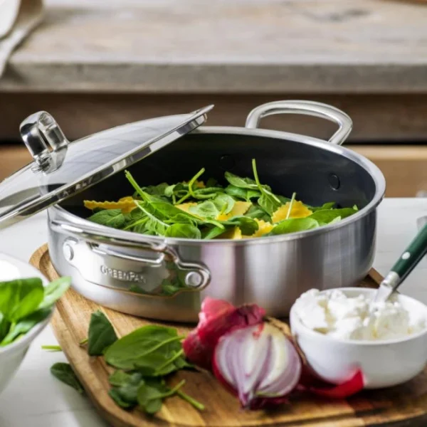Sauteuse Inox Ø 26 Cm Avec Couvercle PREMIERE GreenPan Service Clients Dédié 8