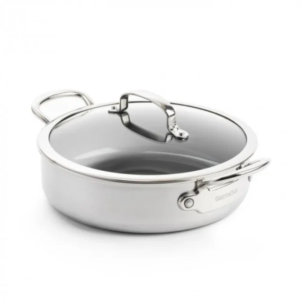 Sauteuse Inox Ø 26 Cm Avec Couvercle PREMIERE GreenPan Service Clients Dédié 1