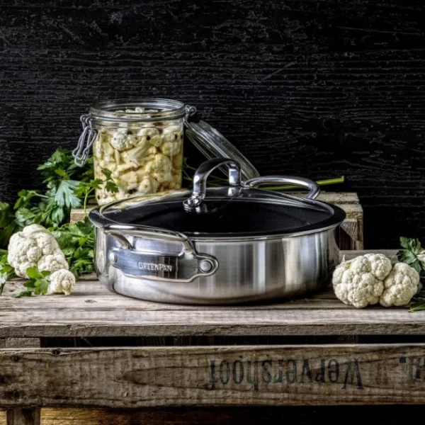 Sauteuse Inox Ø 26 Cm Avec Couvercle PREMIERE GreenPan Service Clients Dédié 9