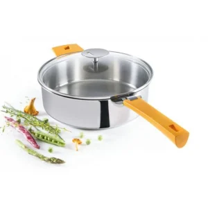 Livraison internationale Sauteuse Mutine Ø 22 Cm Manche Amovible Inox Cristel 8