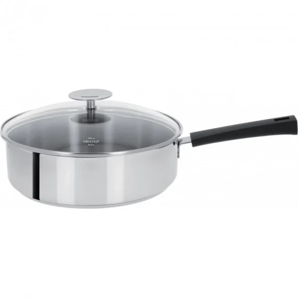 boutiqued pas cher Sauteuse Mutine Ø 24 Cm Manche Fixe Inox Cristel 1