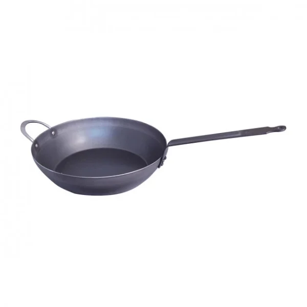 qualité supérieure Sauteuse Paysanne Tôle Bleue Ø 32 Cm Outdoor De Buyer 1