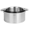 Série De 3 Casseroles + Poignée Zenith Amovible Inox Cristel france 11