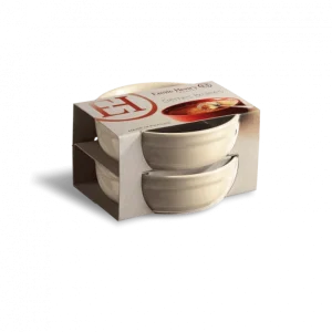 marque pas cher Meilleure vente 🎁 Set de 2 Ramequins à Crème Brûlée en Céramique Ø 12 cm Argile Emile Henry ⌛ 6