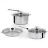 Boutique officielle Set De 7 Pièces Casteline Manche Amovible Inox Cristel 14