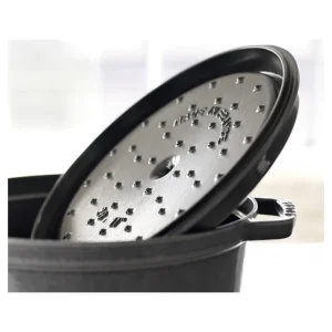 boutique STAUB Cocotte Fonte Ovale 27 Cm Gris Graphite 3,2 L 9