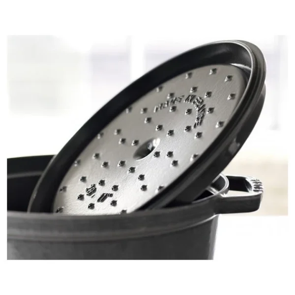 boutique STAUB Cocotte Fonte Ovale 27 Cm Gris Graphite 3,2 L 4