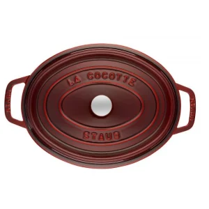 Nouvelle Collection STAUB Cocotte Fonte Ovale 29 Cm Grenadine Majolique 4,2 L 8