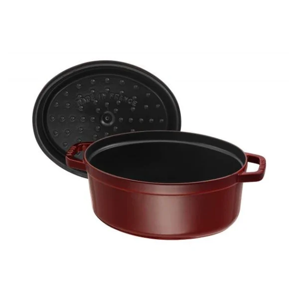 Nouvelle Collection STAUB Cocotte Fonte Ovale 29 Cm Grenadine Majolique 4,2 L 5