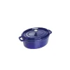 mode STAUB Cocotte Fonte Ovale 31 Cm Bleu Intense Majolique 5,5 L 19