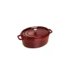 STAUB Cocotte Fonte Ovale 33 Cm Grenadine Majolique 6,7 L Dernières Nouveautés 8