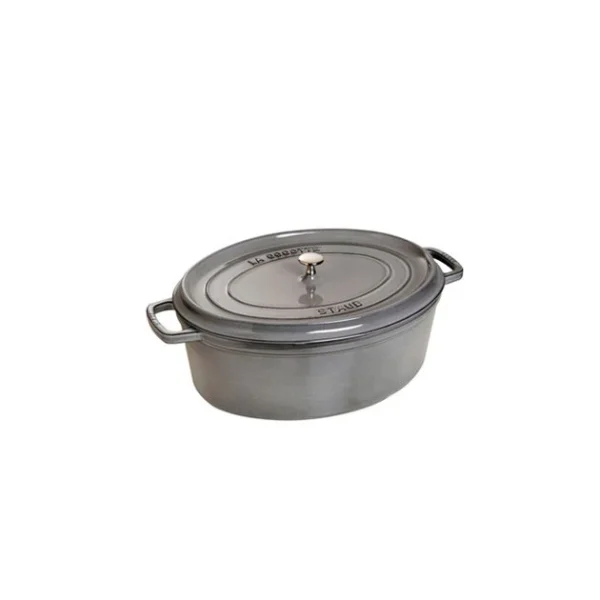 commentaire favorable STAUB Cocotte Fonte Ovale 33 Cm Gris Graphite 6,7 L 1