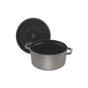 Protections acheteurs STAUB Cocotte Fonte Ronde 12 Cm Gris Graphite 0,4 L 7