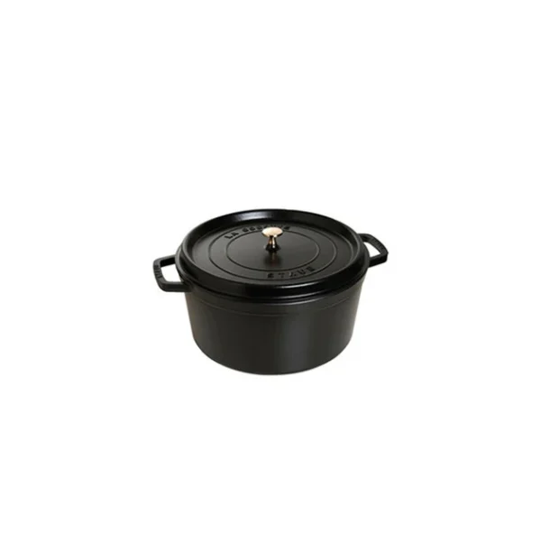 garantie de qualité STAUB Cocotte Fonte Ronde 16 Cm Noir Mat 1,2 L 1