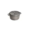 pas cher STAUB Cocotte Fonte Ronde 20 Cm Gris Graphite 2,2 L 10