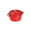 Pas Cher soldes France STAUB Cocotte Fonte Ronde 30 Cm Rouge Cerise 8,35 L 16