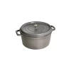 dernière tendance STAUB Cocotte Fonte Ronde 34 Cm Gris Graphite 12,6 L 20