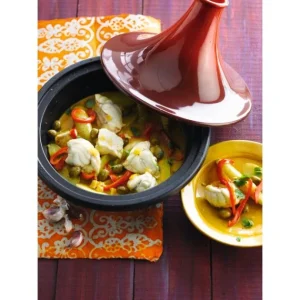 Neuve avec étiquette Plat à Tajine En Fonte 31 Cm Cerise Le Creuset 15