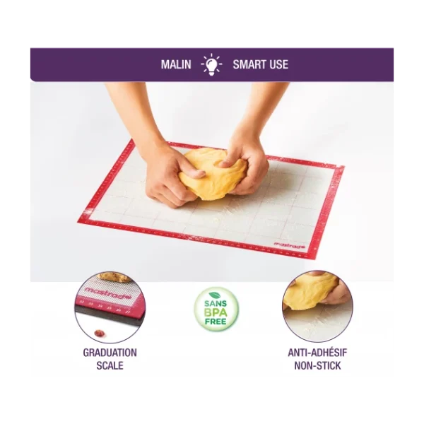 Top 10 🔥 Tapis de Cuisson Silicone Gradué 30x40cm Mastrad 😍 soldes magasin 3